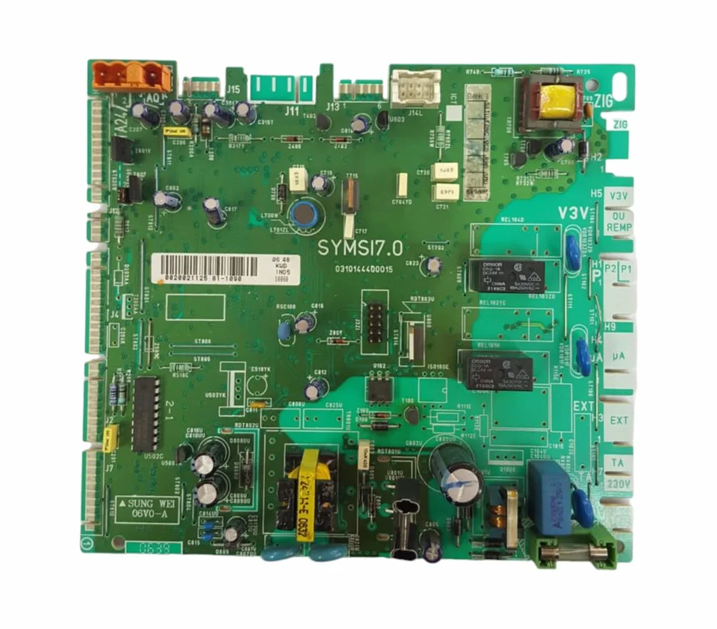 Placa Electrónica Original para Caldera 0310144400015 V6 - Modelo 3 Relés Disposición 0+1+0+1 - Compatible Varios Modelos - Pieza Repuesto Reacondicionada - Garantía 1 Año