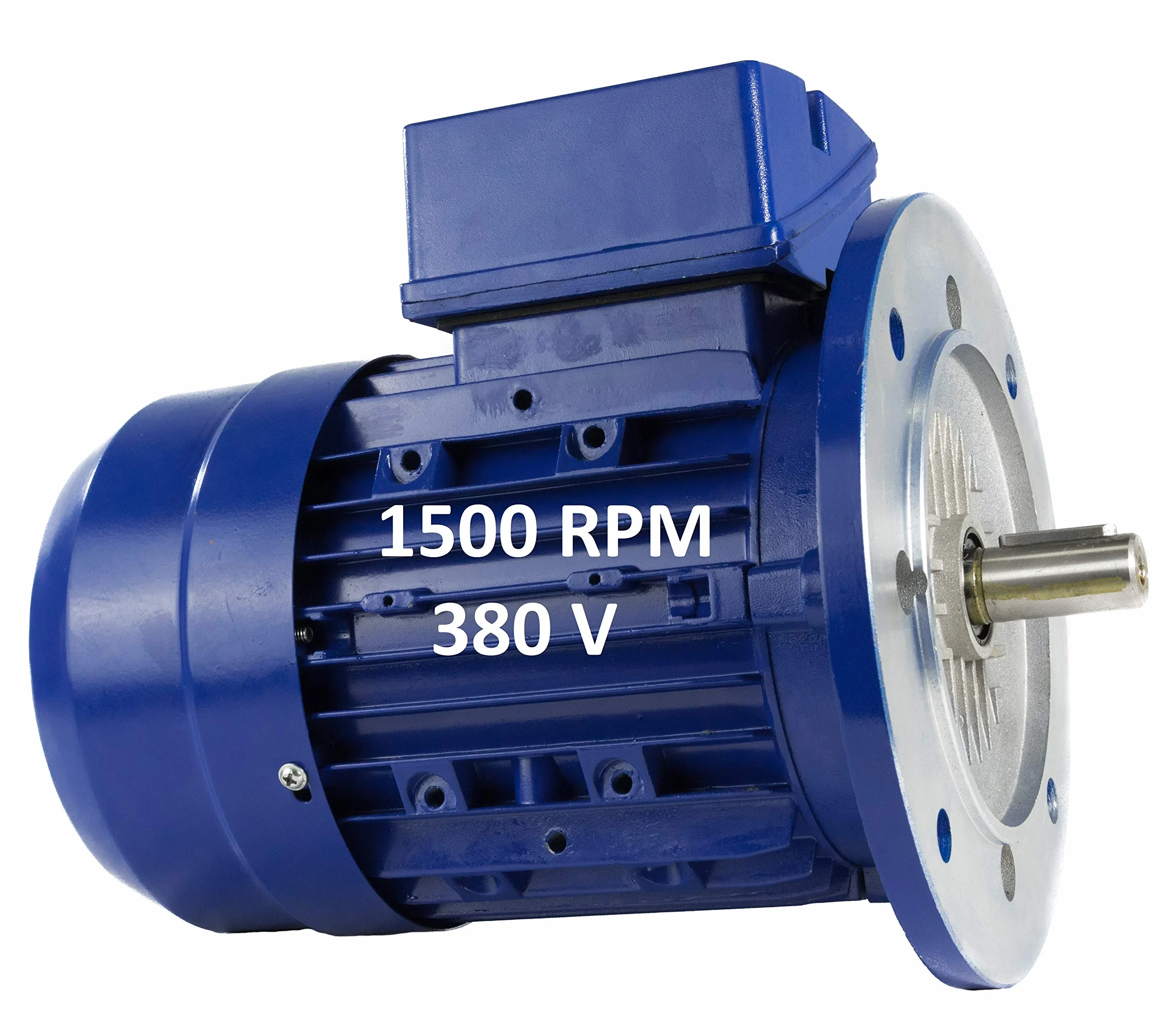 Motor Eléctrico Trifásico 3KW 4CV 220/380V 1500RPM B5 Brida 250mm Tamaño 100L Eje 28mm ALREN