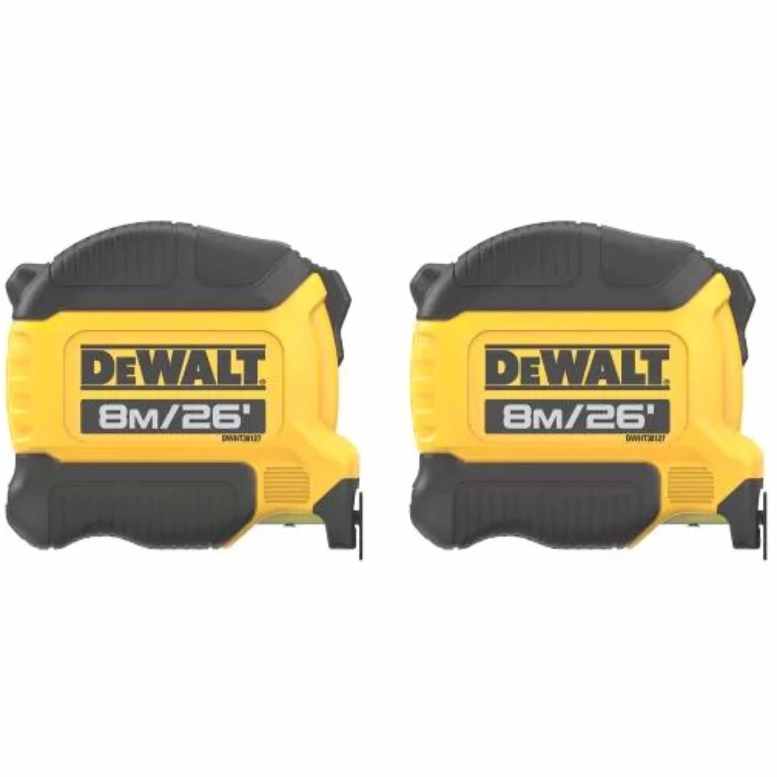 DeWALT Cinta métrica de 8 m (DWHT38127), paquete de 2