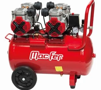 Compressor ar s/óleo silencioso CA4406, 50l 4HP/3000W, 528 l/min, 8bar, 2850rpm