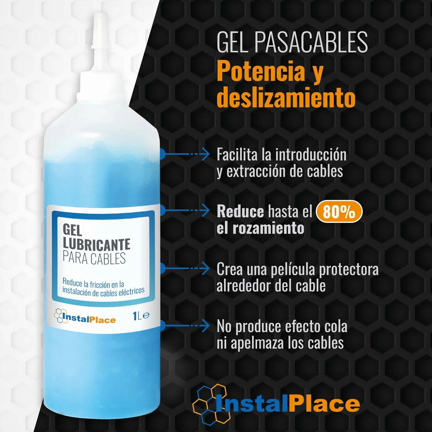Pack Guía Pasacables Trenzada Monofilamento 15m Ø 3mm + Lubricante 1L, Alta Resistencia, Gran Alcance, Baja Fricción, Alta Flexibilidad