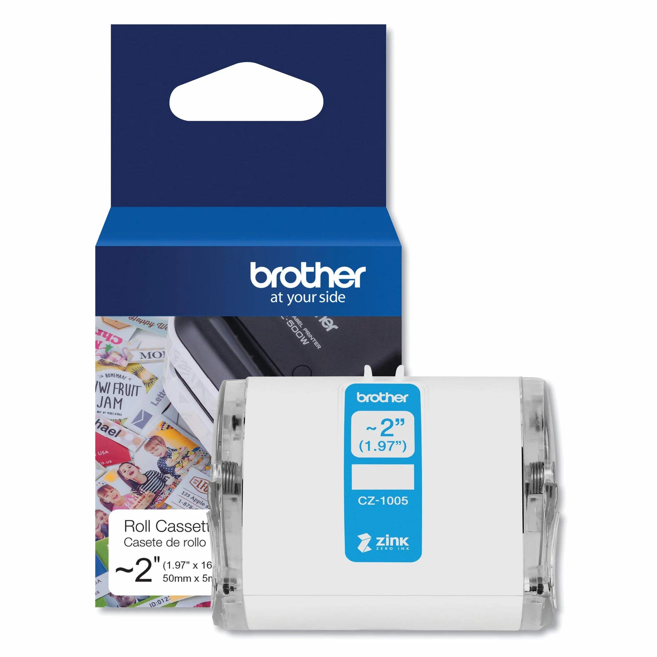 Brother CZ-1005 Cintas para Impresoras de Etiquetas, Azul