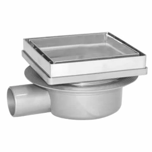 chiusino con porta piastrella 13x13 cm - scarico ø 40 mm -