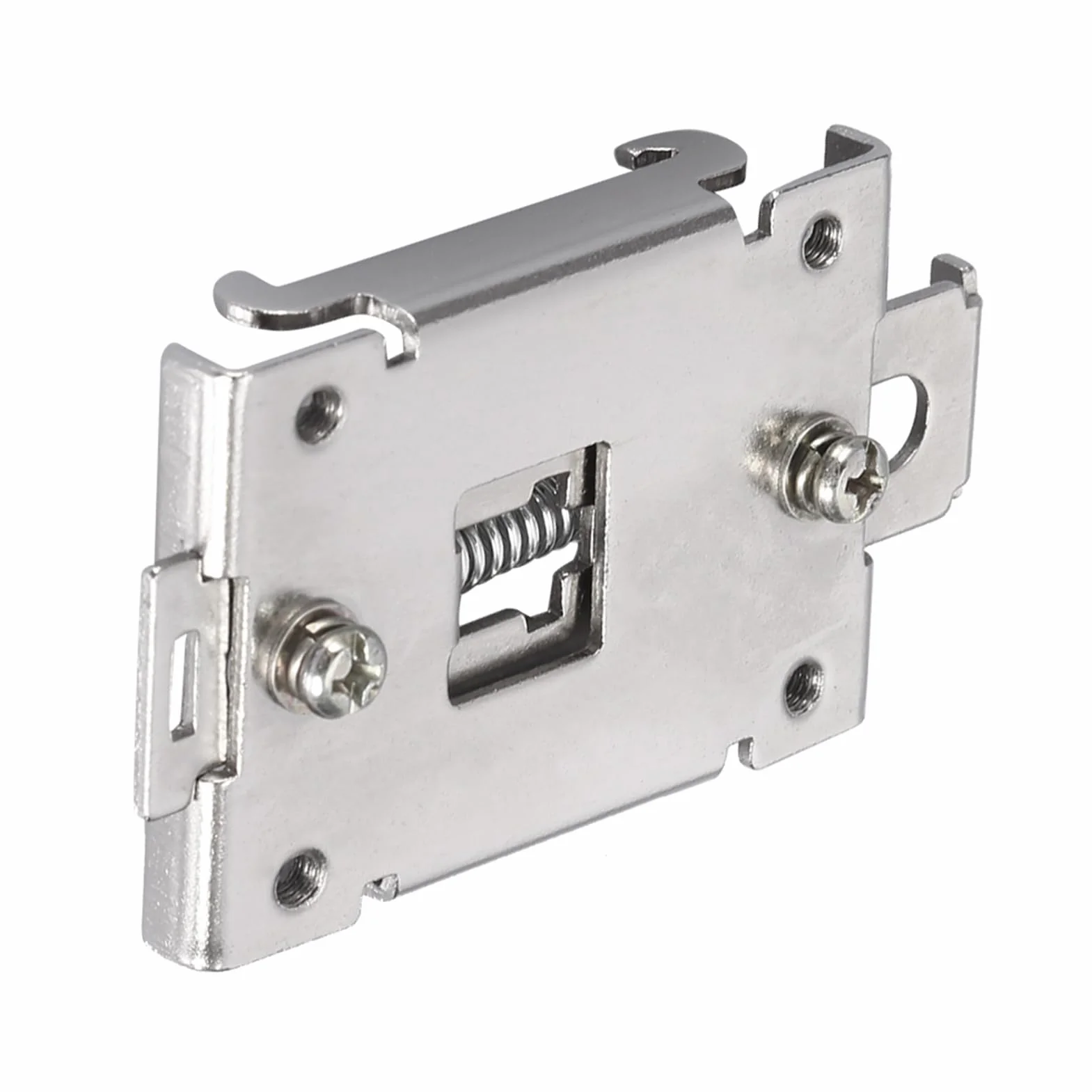 Riel de Montaje 35 mm para Relé de Estado Sólido Monofásico, Soporte con Clip de Fijación y 2 Tornillos, Compatible con Carril Dinámico, Accesorio para Instalación de Relés Sólidos Industriales