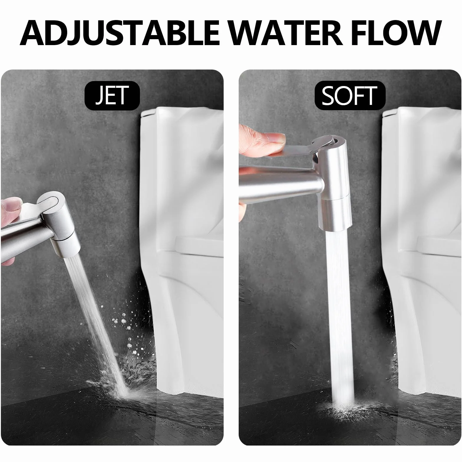 AIVORO Grifo para WC de Mano, Bidet Higienico para Inodoro
