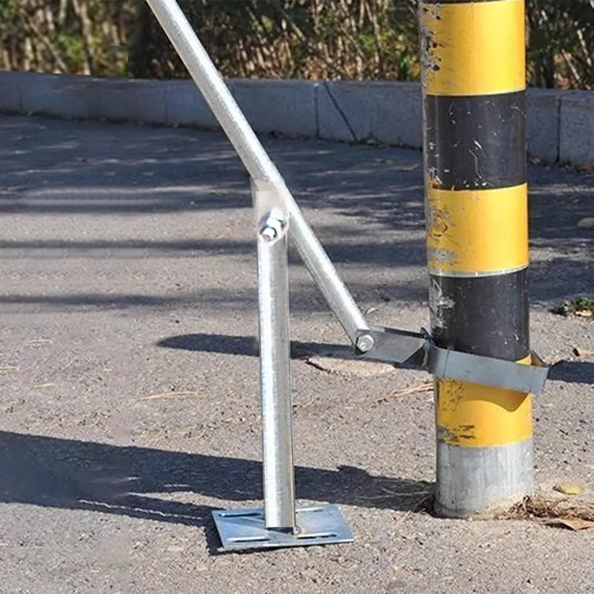 Herramienta de extracción de postes de acero resistente, removedor de tocones y extractor de barras de refuerzo sin esfuerzo, diseño eficiente de apalancamiento para anclajes de forma de hormigón y
