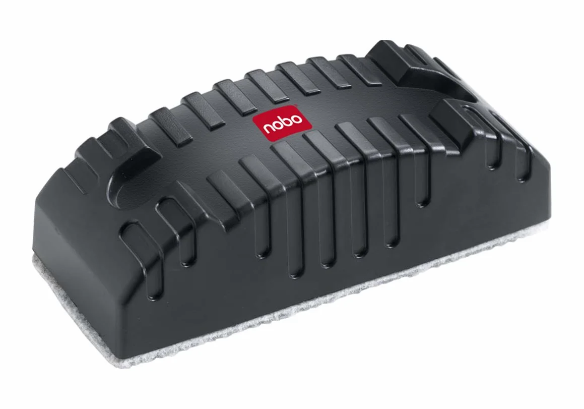 Nobo Borrador Magnético para Pizarra Blanca, Superficies de Borrado en Seco, Negro