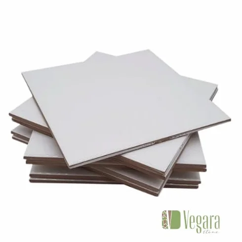 Azulejo Blanco Brillo 15x15, Brillante, Gres, Cerámico, Liso, Elegancia y Durabilidad para tu Baño y Cocina - 1 m² (45 Piezas)