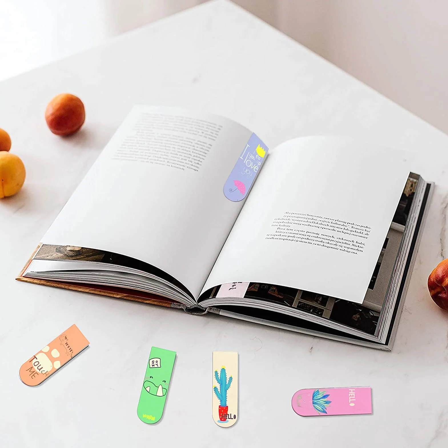 Marcadores de Libros Magnéticos Clip de Página para Lectura (verde)