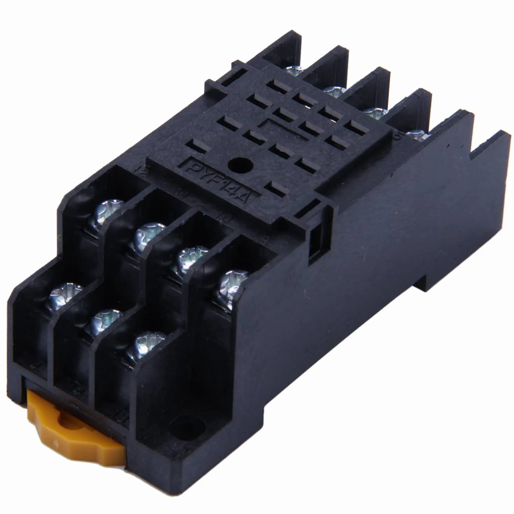 10X PYF14A Base de Enchufe del Rele de Potencia del Carril DIN 14 para MY4NJ HH54P MY4