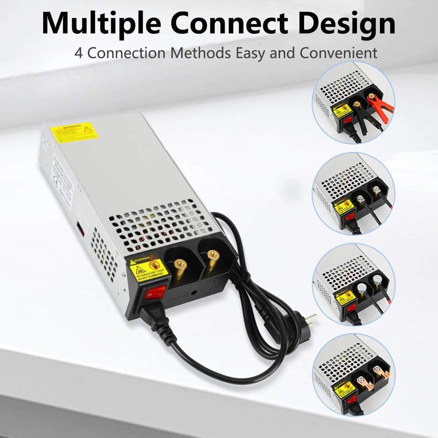 DC 12V 125A 1500W Fuente de Alimentación Transformador 220V CA a CC 12V 125A Fuente Alimentación 1500W para Bomba CCTV Cámara de Seguridad Car Stereo Impresora 3D y Más 12V Dispositivo