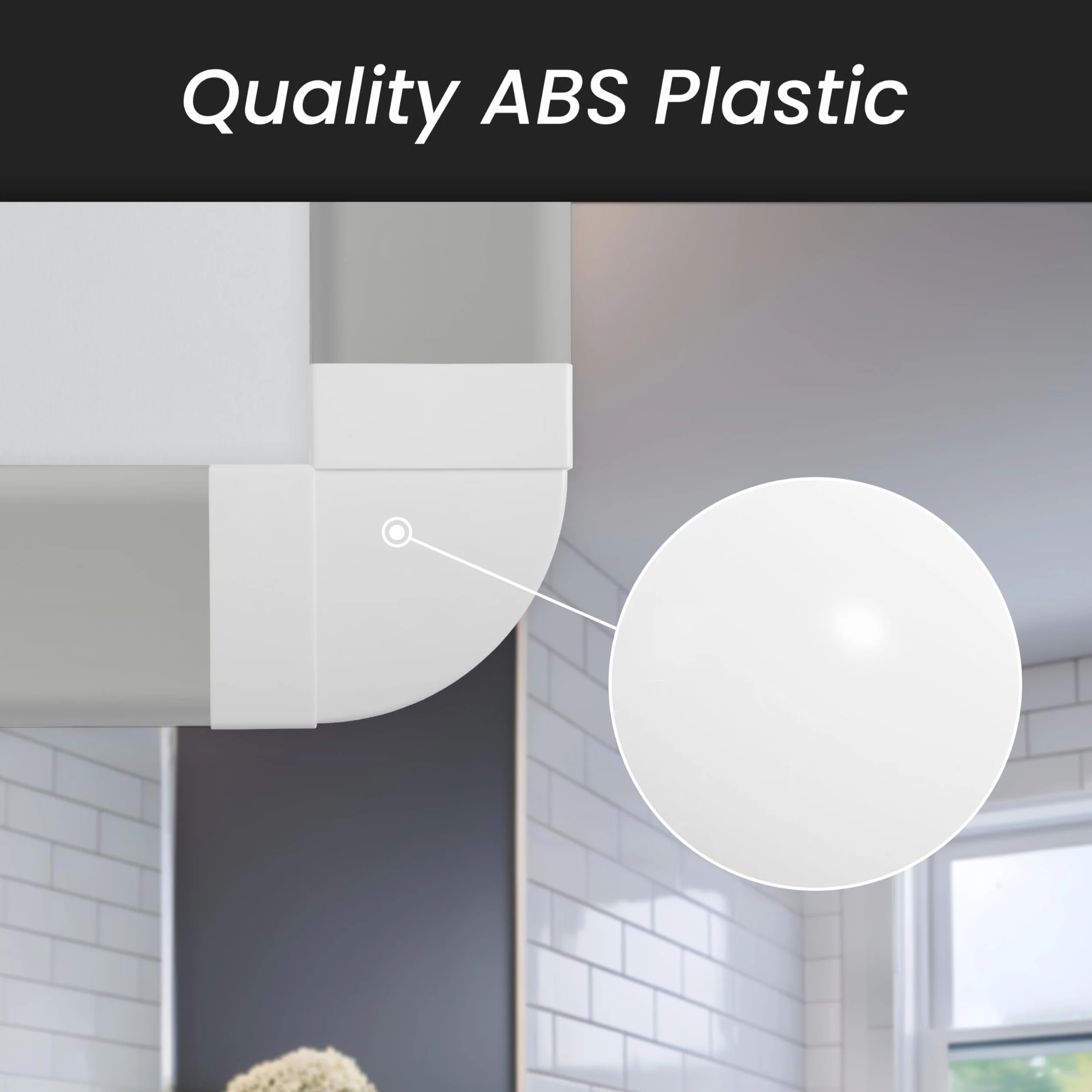 Repa Market 220 x 90 mm Codo de canal rectangular para conexión de tubería - Ángulo: 90° - Sistema de ventilación, calefacción, refrigeración - Elemento de ventilación para espacios limitados.