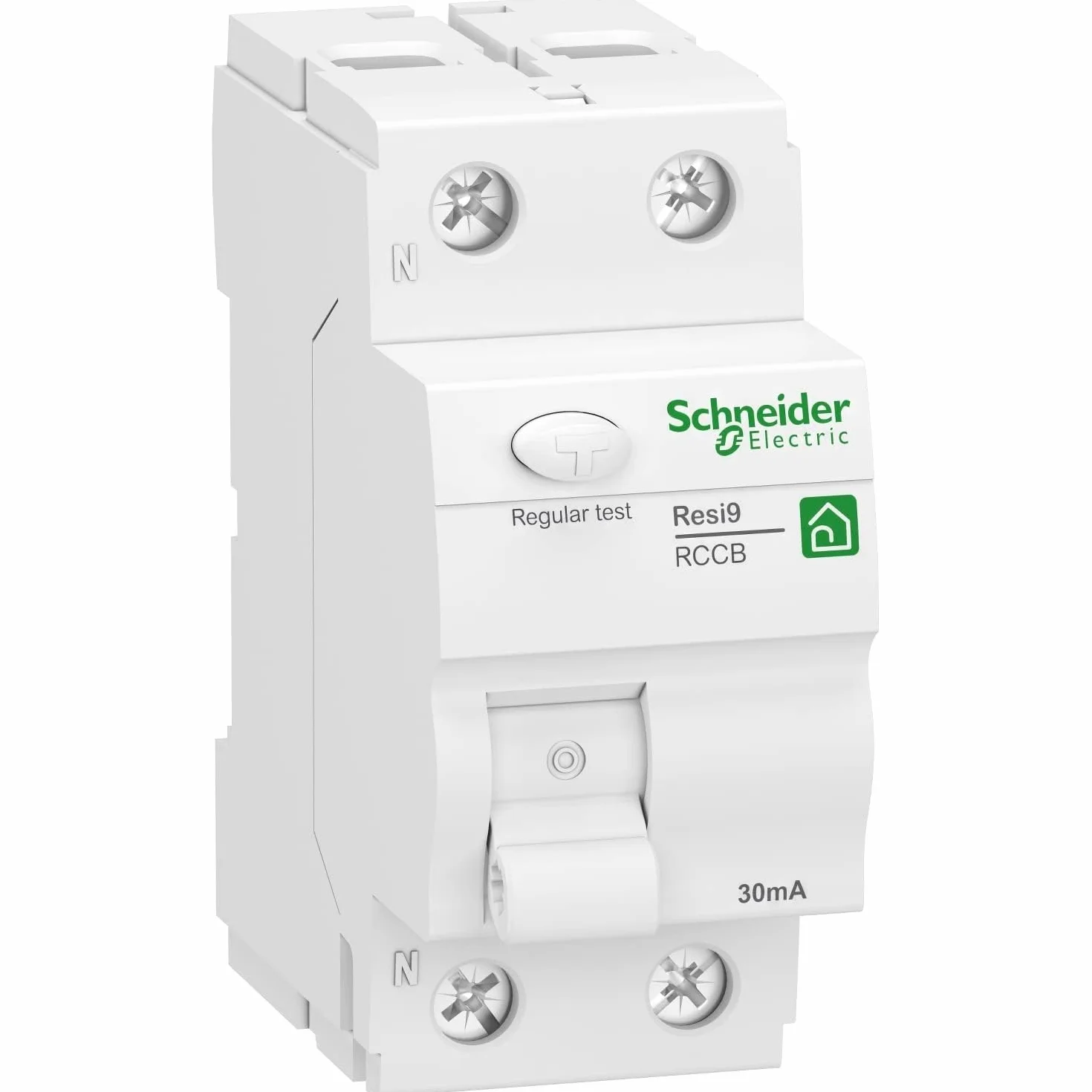 Schneider Electric 1334359 SCHN - Interruptor diferencial (Resi9 1P+N 40A 30mA tipo A), color blanco