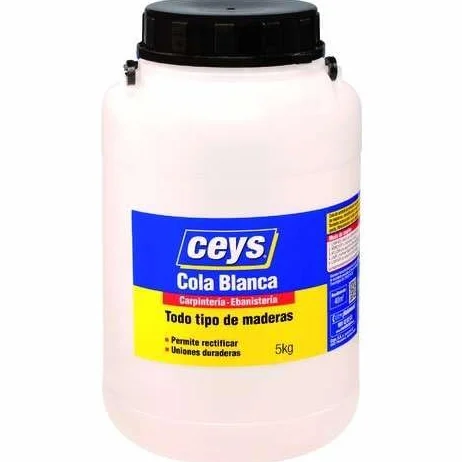 ceys CE501706 Cola Blanca Madera Bote BE 5KG, Standard