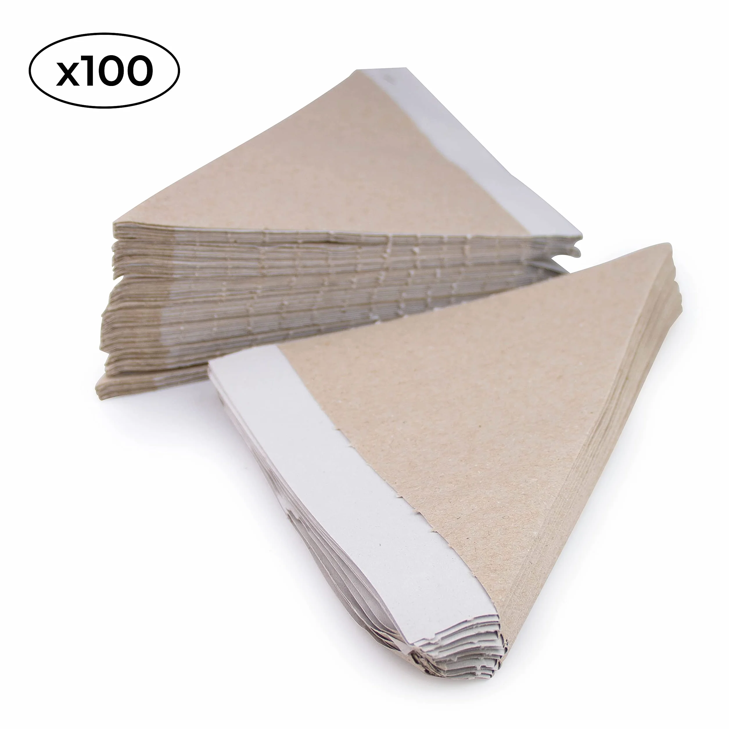 Extiff 100 conos de cartón reciclados 17x24 para eventos y bodas