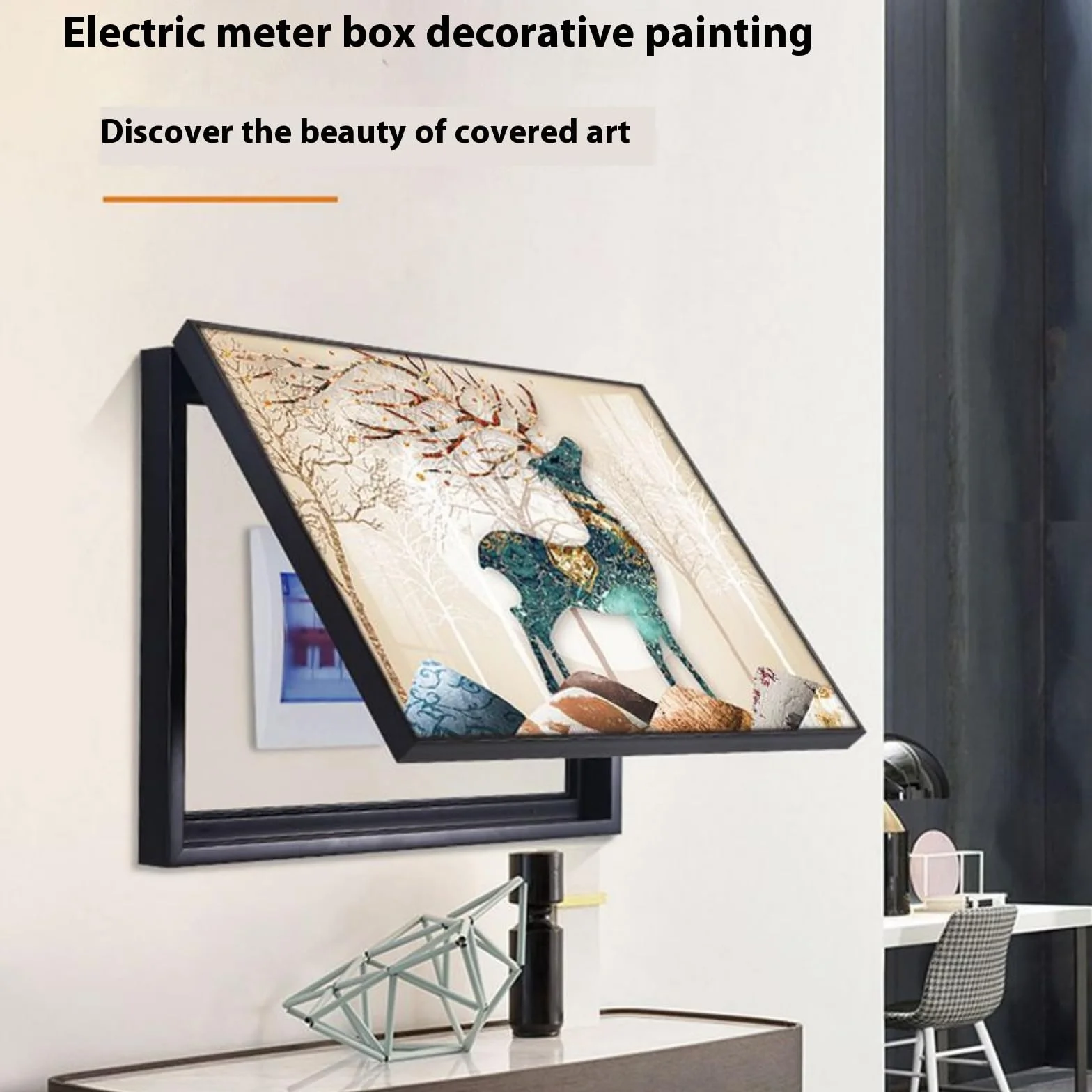 Genérico Cuadro Electrico Tapa Contadores Caja Decorativos Caja Electrica Contadores Cubierta Portátil Caja De Distribucion Contador Marcos Electricos Decoracion,