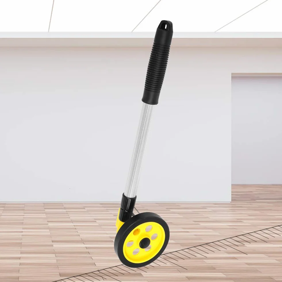 Medidor de Distancia de Cinta métrica de Rueda de medición de Distancia Ajustable Medida DE Cinta para Caminar en Interiores hasta 999,9 m para Exteriores