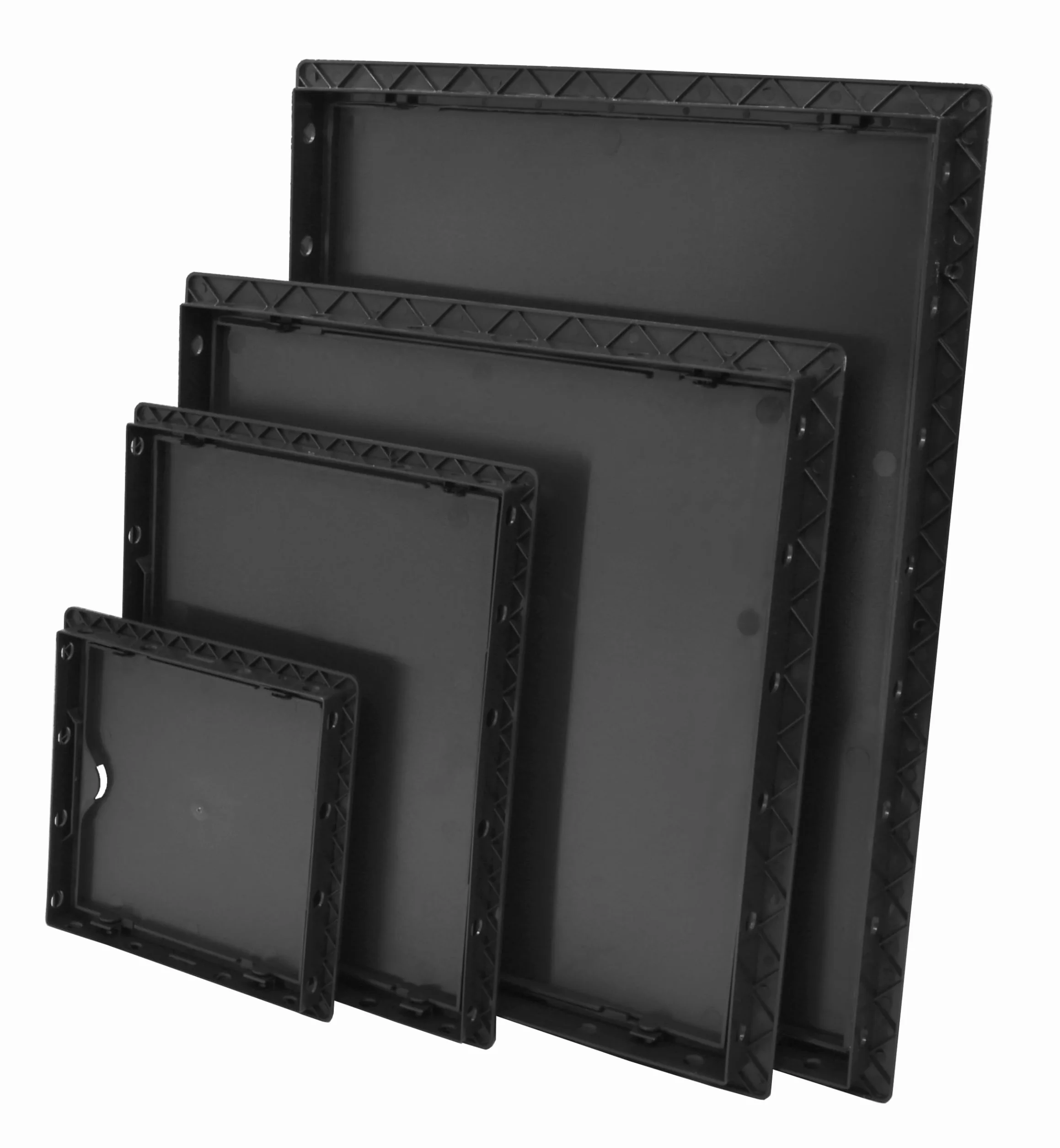 Tapa Contador de Luz Puerta Contador Agua Tapa Cuadro Electrico ABS Negra 40 x 40 cm