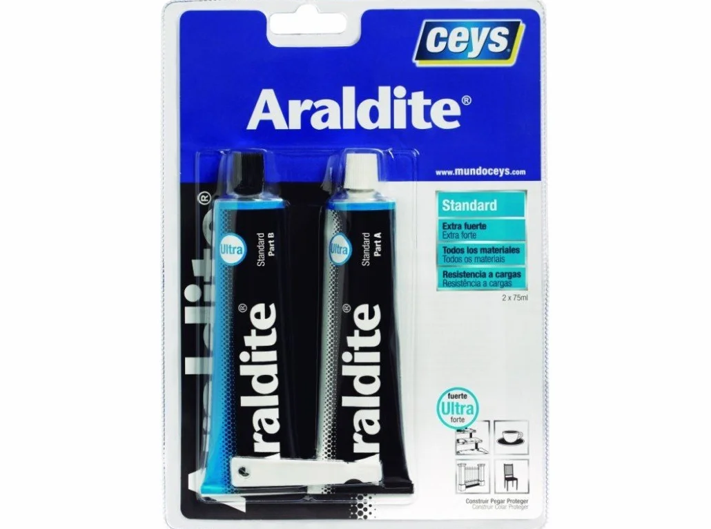 Ceys - Araldit Standard Profesional - Blister 75+75 ML, El embalaje puede variar