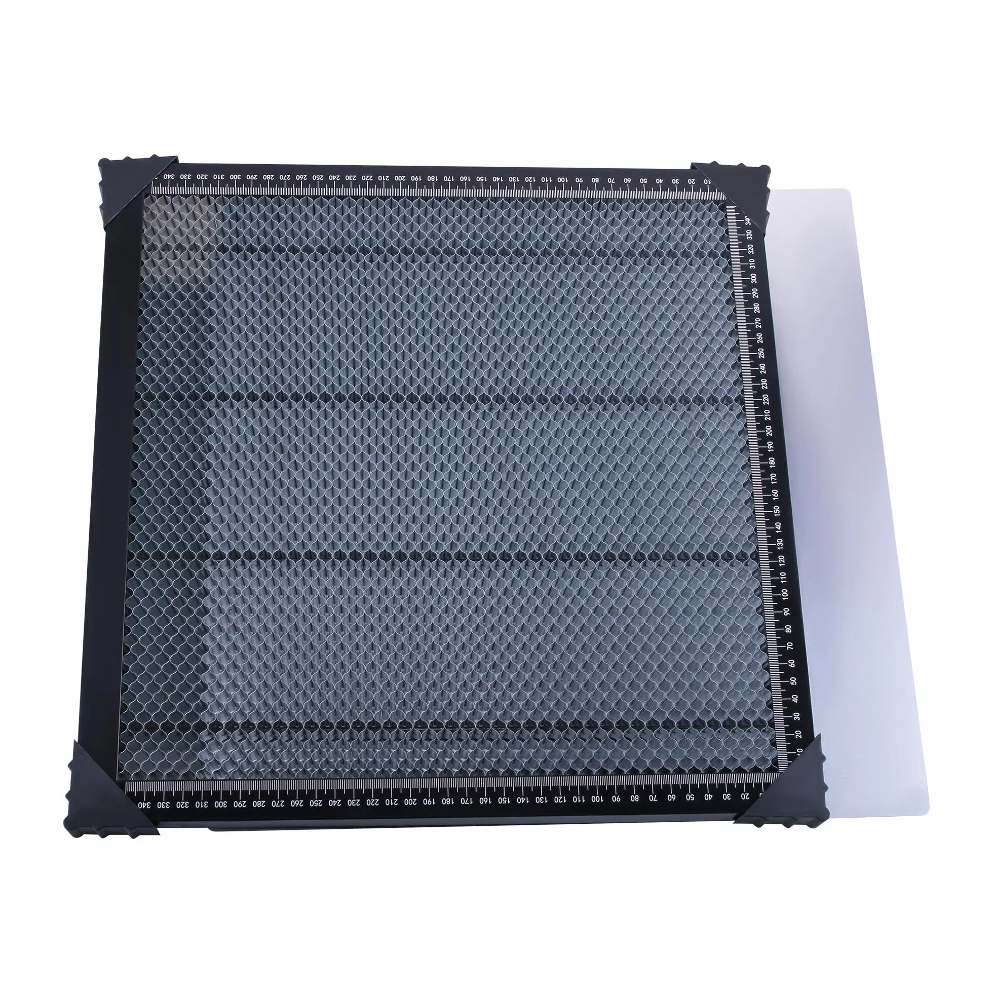 CNCMANS 400 x 400 x 22 mm Honeycomb mesa de panal para máquina de grabado láser, mesa de trabajo con placa de aluminio, para cortador láser y grabado láser