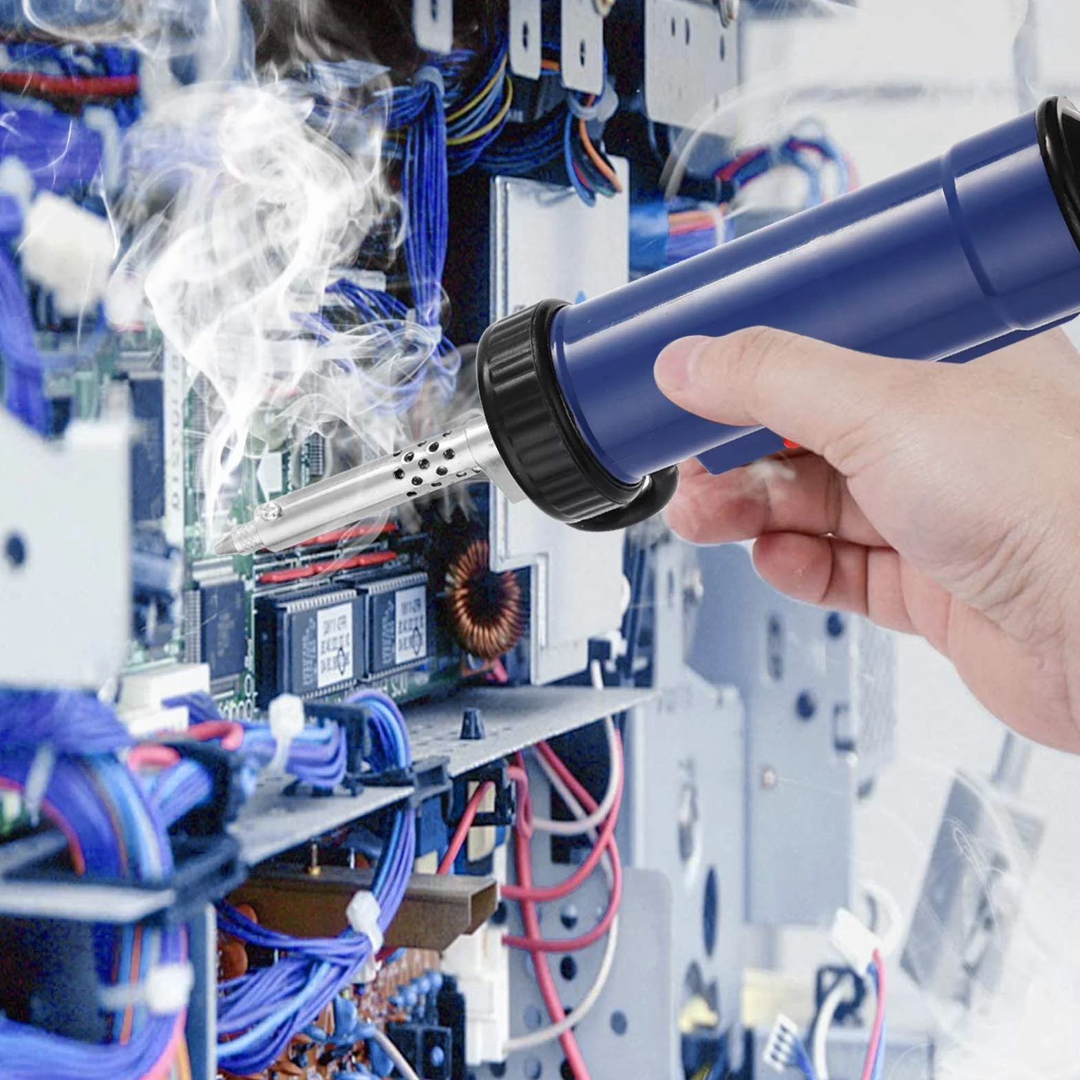 BBT-680 Automático Portable Electric Solder Tin Sucker Vacuum Soldering Remove Pump Desoldering Machine