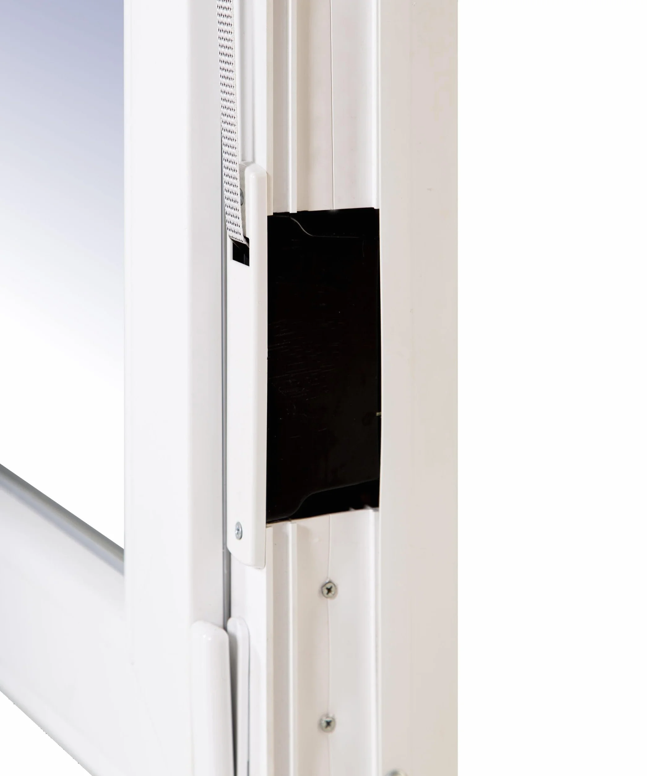 Ventanastock Ventana PVC 1400x1155 Practicable Oscilobatiente 2 hojas con Persiana de PVC
