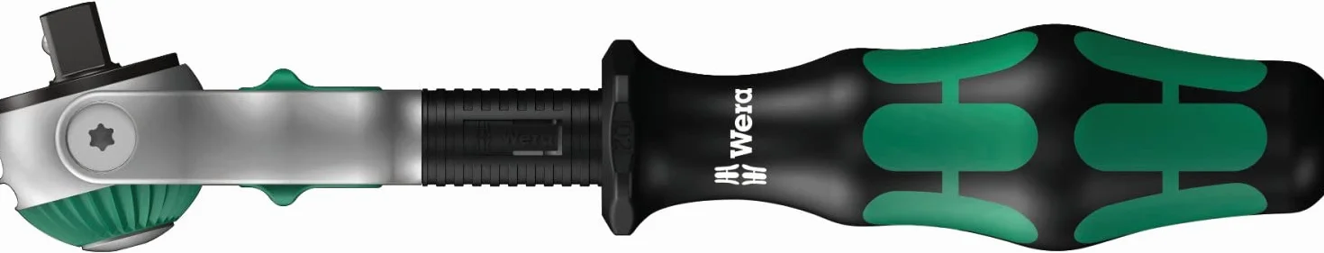 Wera 05003755001 8100 SA All-in Juego de carraca Zyklop Speed, Negro, Cromo, Verde, 1/4"