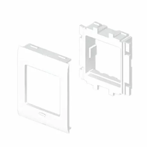 Unex 93608-2 - Adaptador 1 mecanismo mosaic 45 cubierta 65 u24x blanco nieve