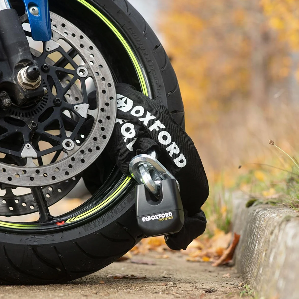 Cadena y candado Oxford Monster de 1,5m