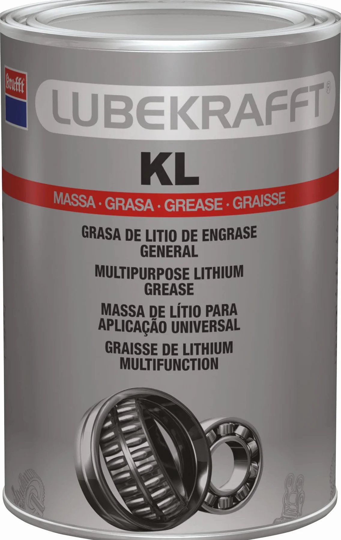 Krafft Grasa de Litio Multiusos 1 kg para Rodamientos y Herramientas
