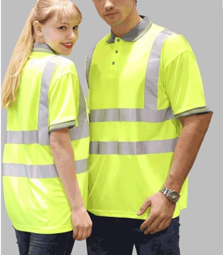 Chaleco de Trabajo Chaleco Reflectante Camiseta Con Cuello En V De Manga Larga Reflectante, Chaleco De Seguridad De Alta Visibilidad, For La Construcción De Edificios, Comida For Llevar, Ciclismo Chal