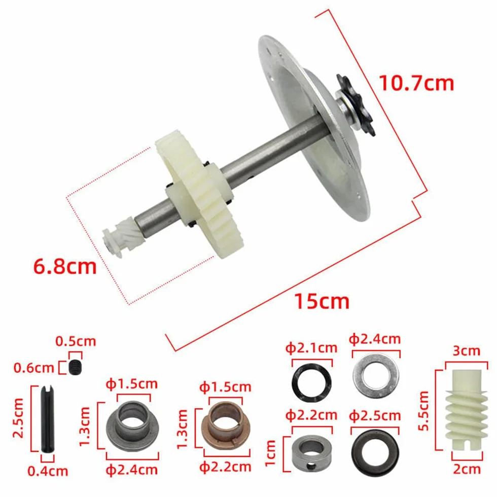 wefenad 41C4220A - Kit de engranajes para abridor de puerta de garaje, engranaje y piñón de repuesto para Liftmaster, Chamberlain, Sears, Craftsman 1/3 y 1/2 cadena DrModels
