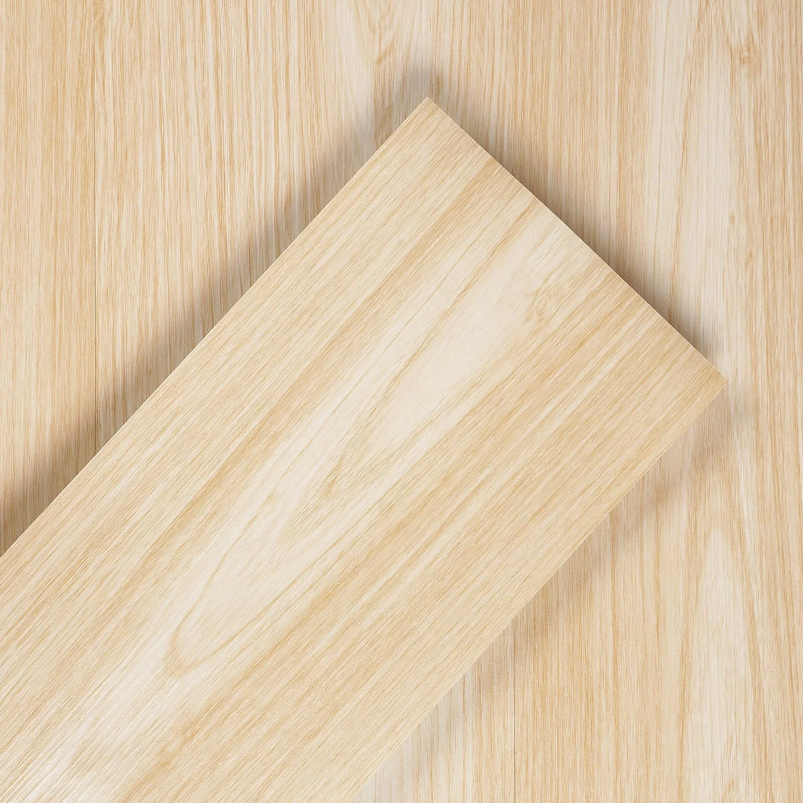 FunStick 30 Losetas Vinilo para Suelo Adhesivo Baño Habitación Beige 90×15CM Papel Suelo Madera Autoadhesivo Piso Vinilico Adhesivo Suelo Beige Pegatinas Decorativas para Azulejos de Cocina Suelos