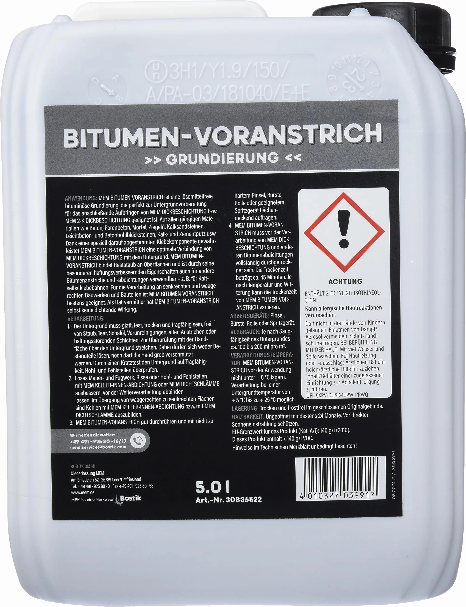MEM voranstrich disolventes. 5 L