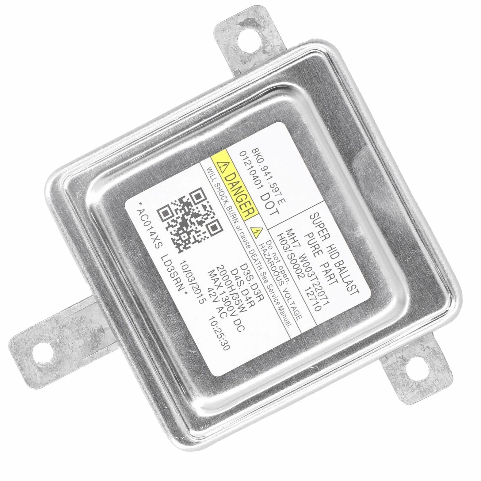 Balasto Xenón, Compacto y Estable, Regulador Voltaje D3S D4S, Módulo Faros Delanteros Coches Camionetas, for Conductores Seguridad Noche Carretera Repuestos