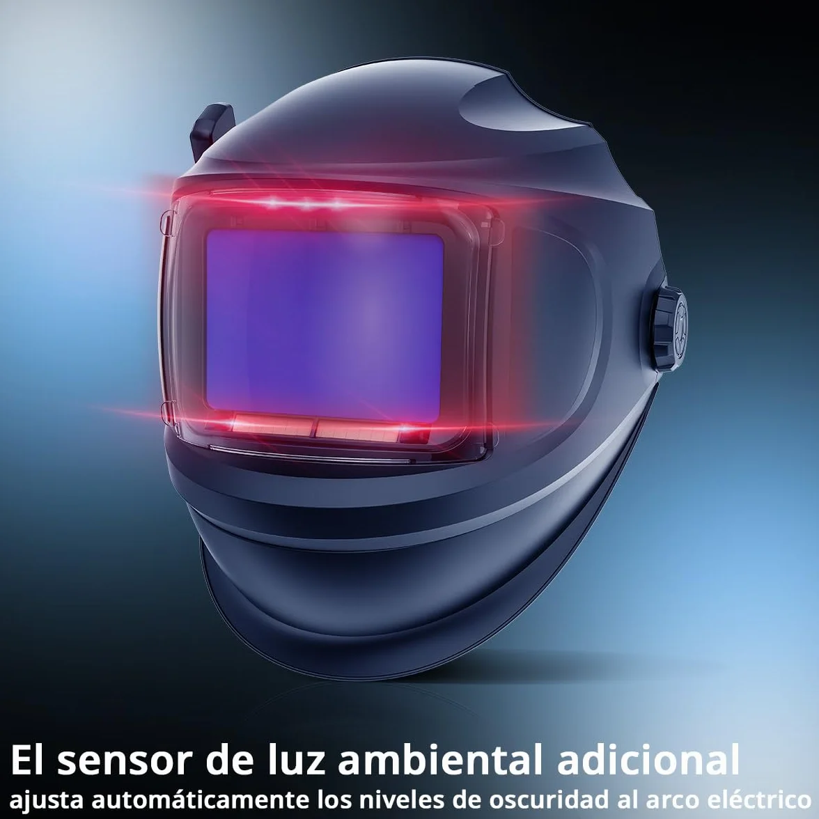 STAHLWERK Master Air - Casco de soldadura automático 3 en 1 con entrada de aire fresco, control de función por Bluetooth, reproducción de color verdadero, oscurecimiento DIN 4 a DIN 14, clase óptica 1