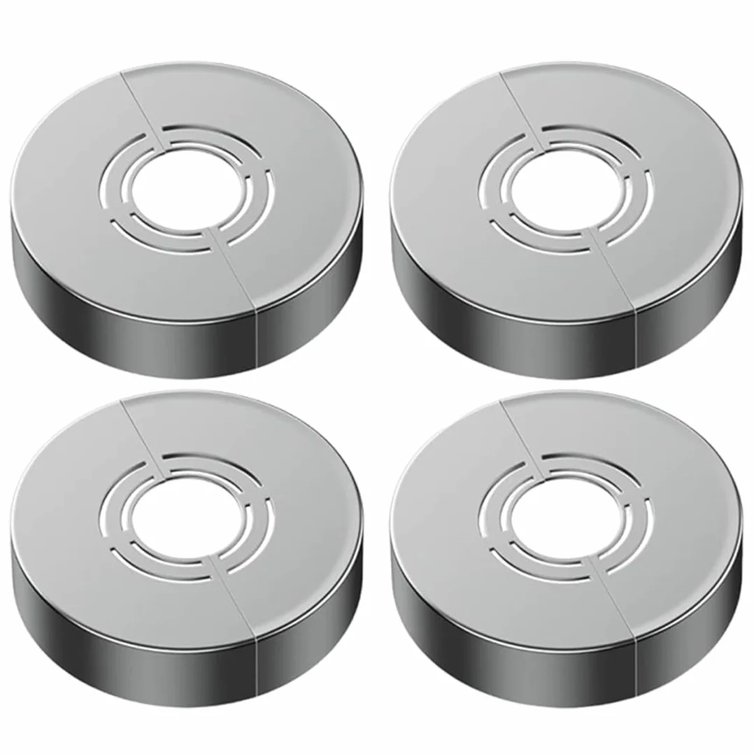 4 Piezas Embellecedor Grifo Ducha 3 Tamaños En 1,Roseta Partida Para Ø 21Mm/26Mm/33Mm,Collares De Tubería,Embellecedor Radiador - Roseta Para Grifos De Ducha,Grifos Y Radiadores