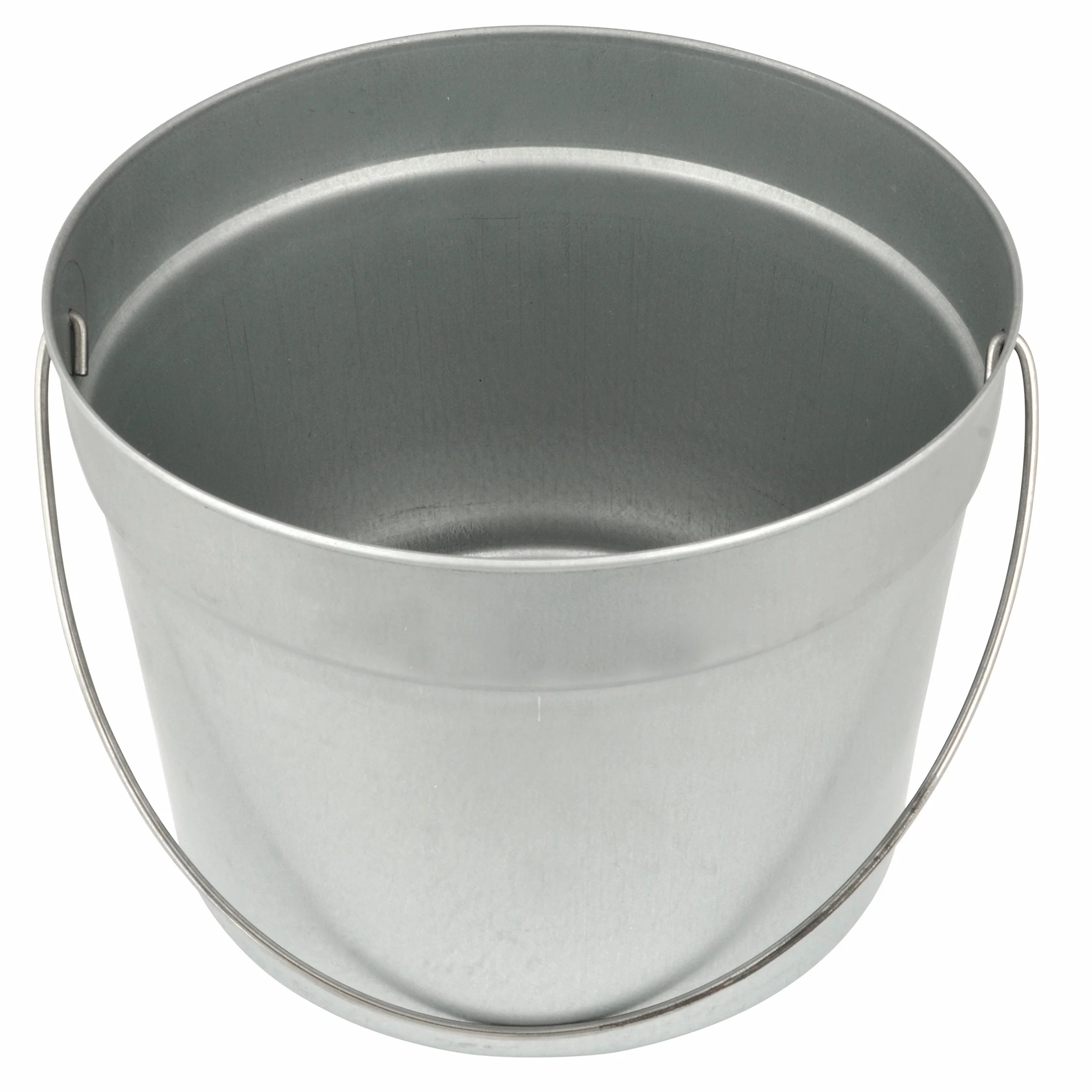 Coral 73711 - Cubo de metal galvanizado con pintura eléctrica, con asa de metal, para pinturas y adhesivos (2,5 L)