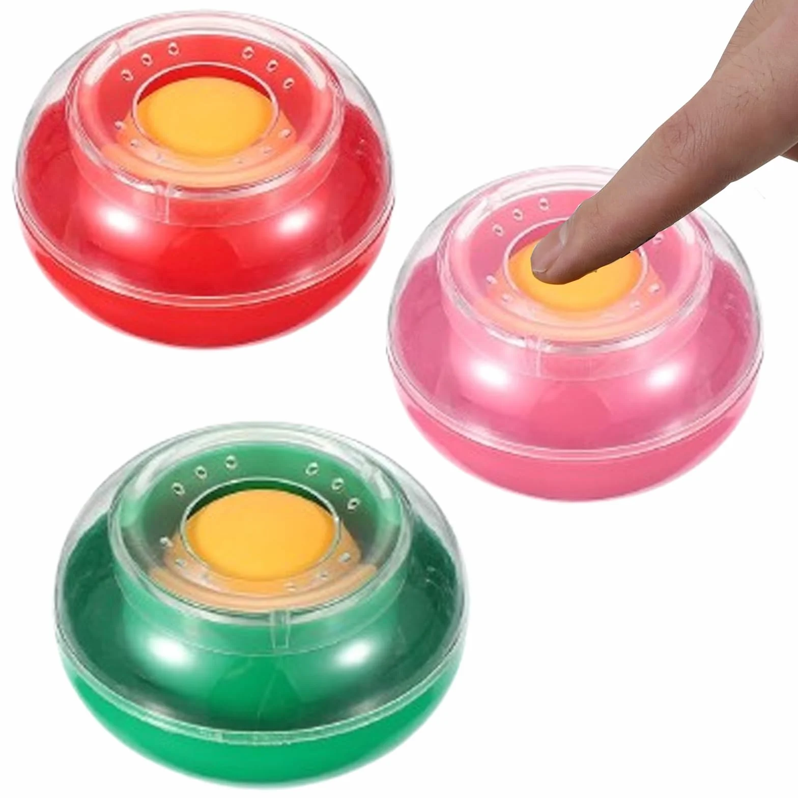 Humidificador de la Yema del Dedo 3 Piezas, Dispositivo para Mojar Dedos Plástico