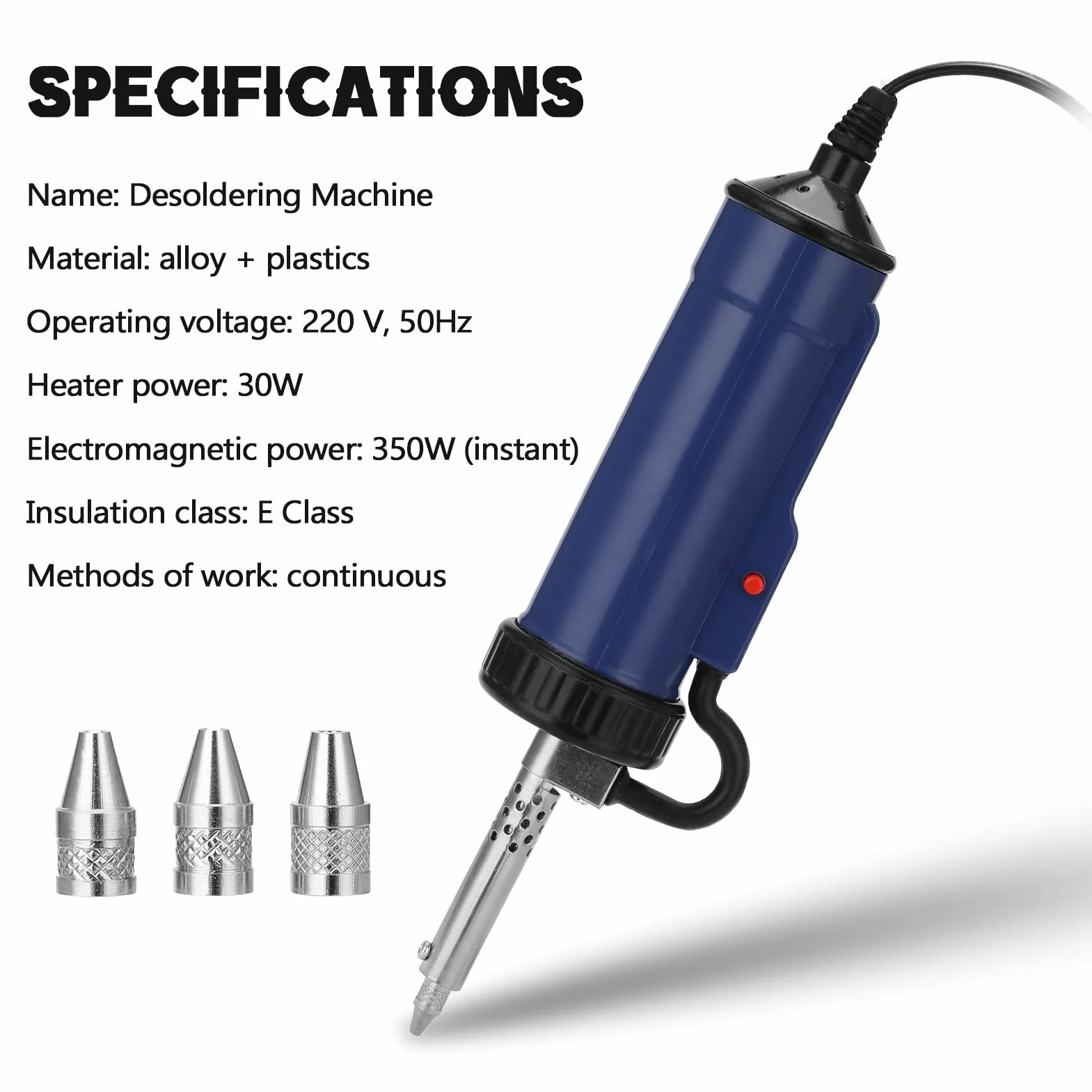 BBT-680 Automático Portable Electric Solder Tin Sucker Vacuum Soldering Remove Pump Desoldering Machine