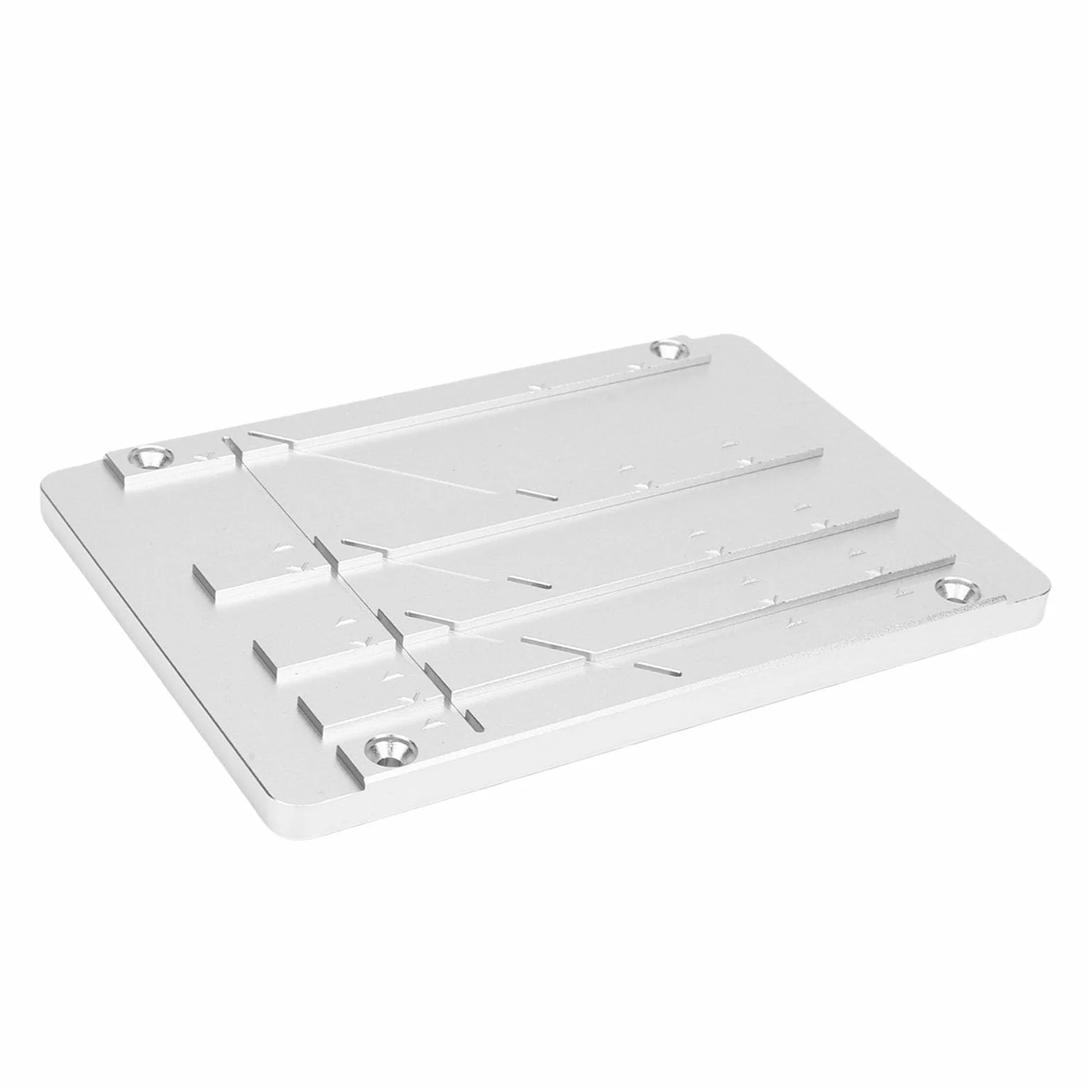 Kit de Bloque de Empalme de Cinta de Carrete Herramienta Profesional de Reparación de Cinta Magnética para Ajustables Revoxsonido para Uso en Estudio Aleación de Aluminio Plata (GREEN)