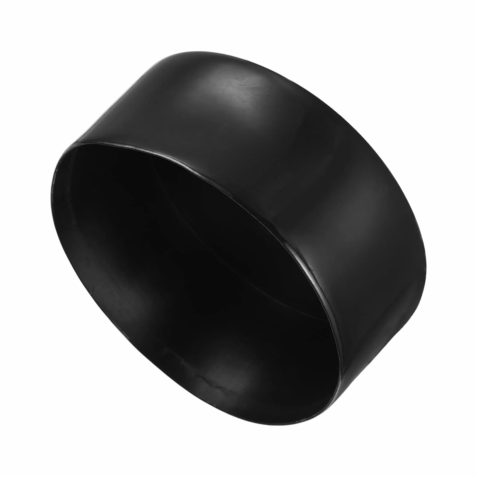 QUARKZMAN 120mm Tapones de Extremo de Goma para Postes, Cubierta de Agujero Redondo Protector Negro