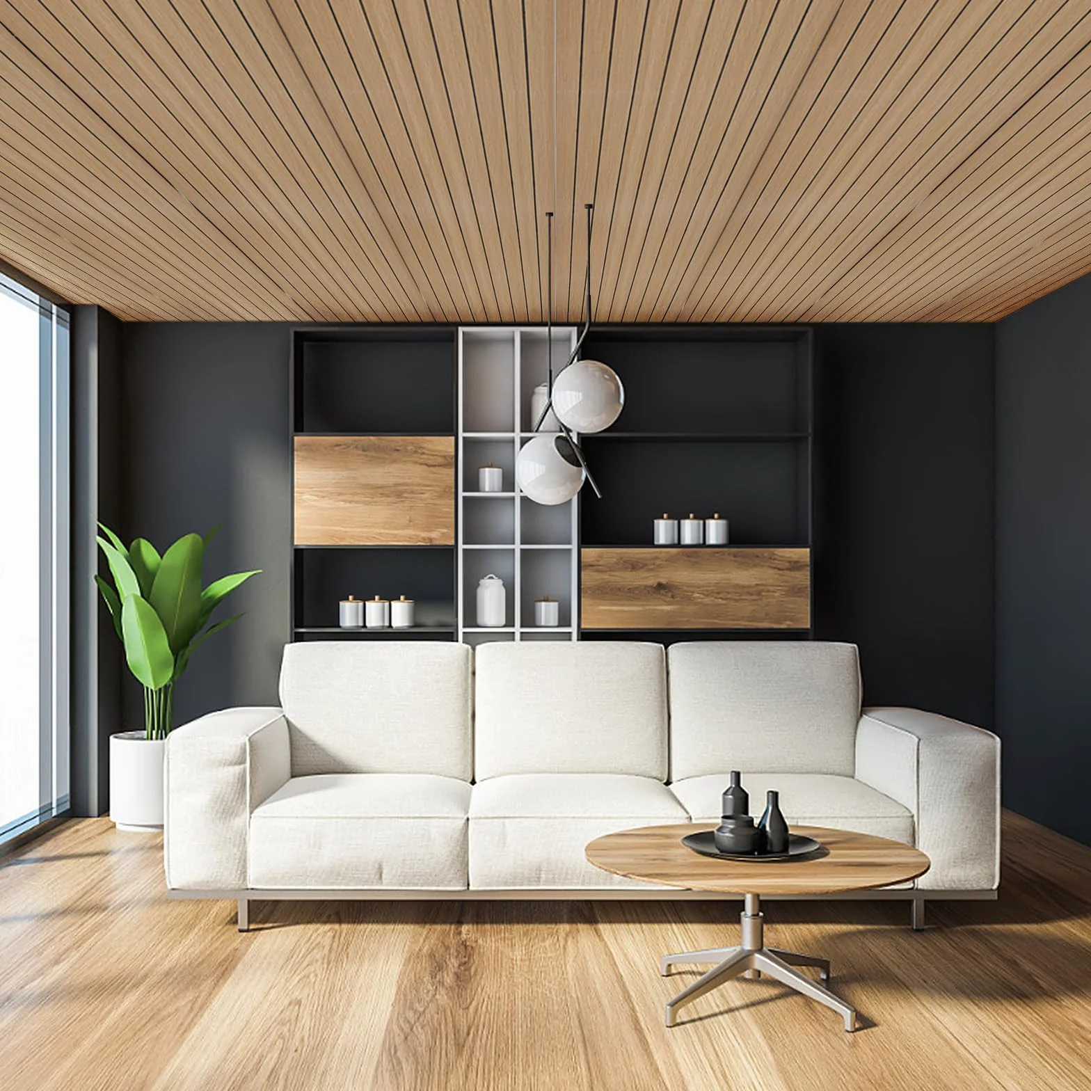 Paneles de pared 3D con aspecto de madera, autoadhesivos, paneles de madera 3D, 10 unidades de 40 x 40 cm, revestimiento de pared de PVC, resistentes al agua y al calor, pegatinas para pared, techos,