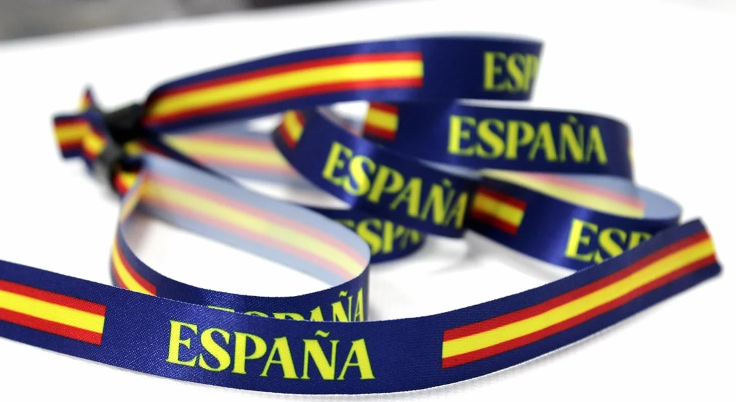 Pulseras Personalizadas de Tela para Eventos, Festivales, Fiestas, Identificación VIP - Fabricación Española