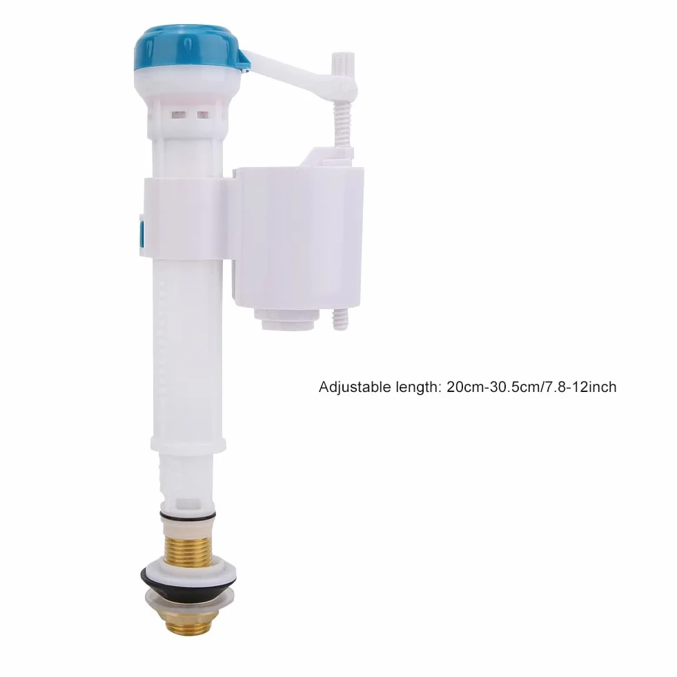 Boya Cisterna,Cisterna WC Universal,Cisterna Wc,Válvula De Flotador,Bolla Cisterna Wc, Válvula de llenado de cisterna de inodoro,ABS Válvula de llenado con Botón Pulsador(G1/2)