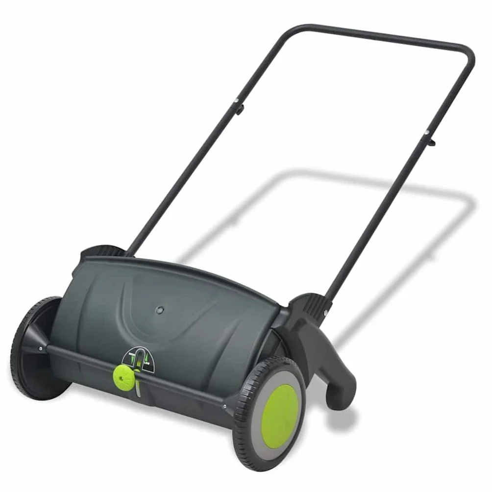 vidaXL Barredora Ligera de Jardín Bolsa de Basura 103 L Colores Negro y Verde