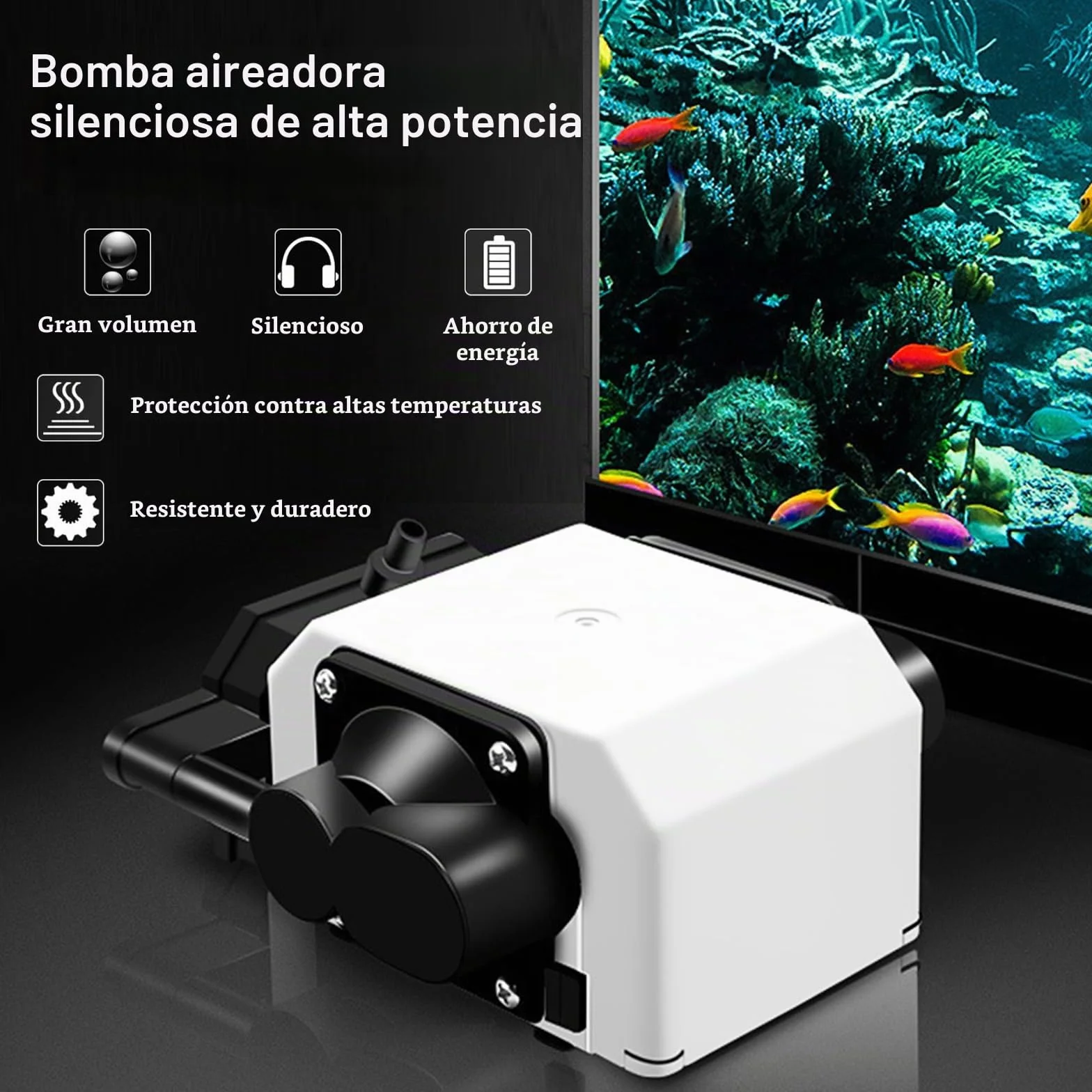 Air Assist, Bomba de Aire para Grabadores Láser y Grabadoras Flujo de Aire Ajustable de 55 L/min 25W 220V para Cortadora Láser Grabado Láser Bajo Nivel de Ruido