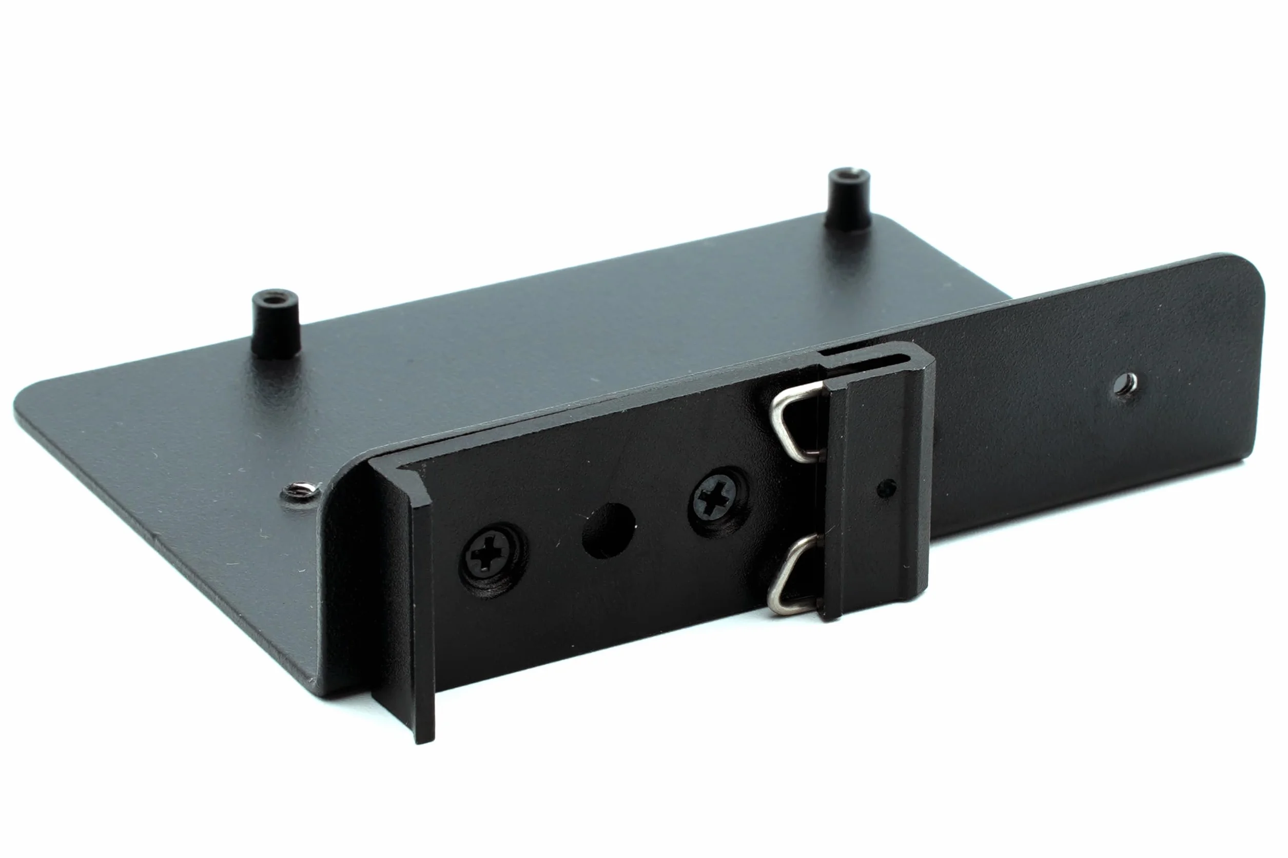 KKSB Cases Raspberry Pi - Soporte para carril DIN compatible con Raspberry Pi 5, 4B, 3B y otros SBC con el mismo patrón de agujeros de tornillo, acero con recubrimiento en polvo, 6 posiciones de