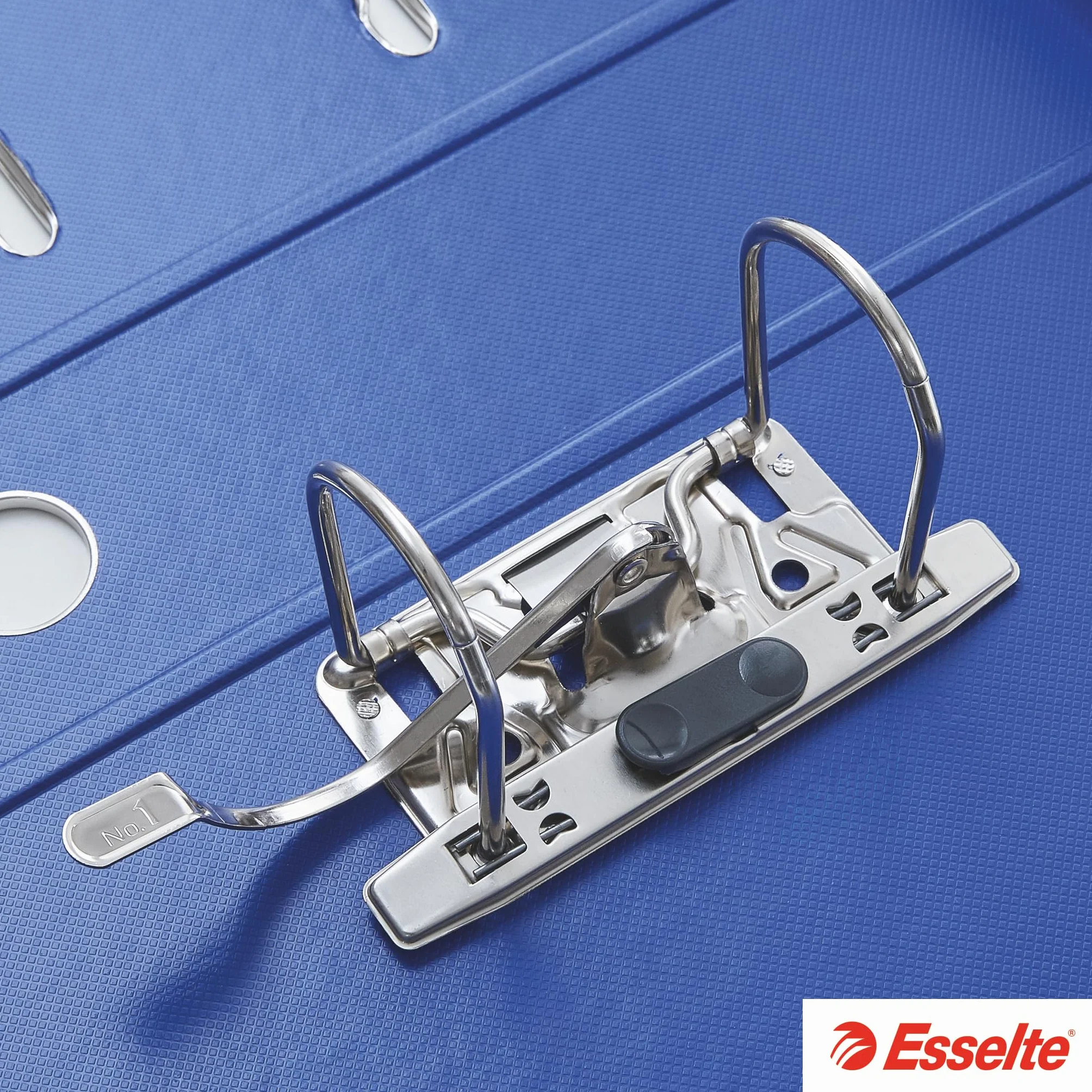 Esselte Archivador de Palanca con Anillas Essentials A4 500 Hojas 75 mm 3 Unidades Azul