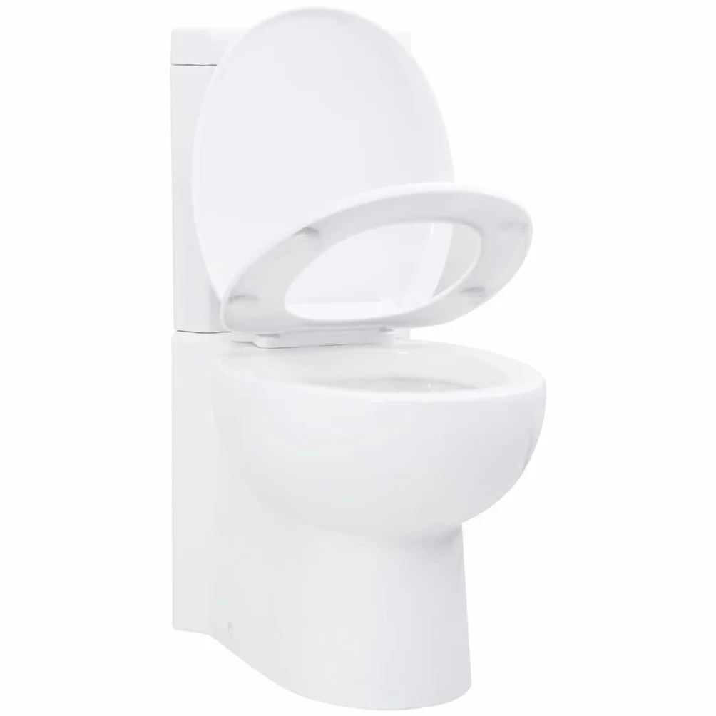 Genérico Inodoro WC de Esquina cerámica Blanco,Bricolaje,Fontanería,Piezas para fontanería,Baños y bidés,Baños-141133